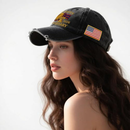 250th Anniversary 250 Years Freedoms Baseball Hat Running Embroidered Cap for - color: 250th Anniversary 8