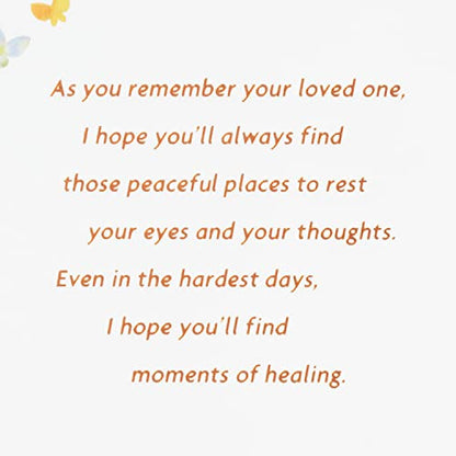 Hallmark Sympathy Card (Moments of Healing) - color: Moments of Healing