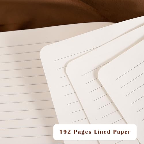 B5 Hardcover Journal for Women & Men -Butterfly Aesthetic Lined Notebook - color: Brown