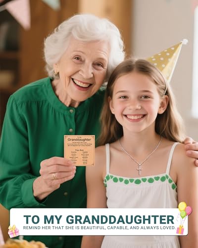 UPROMI To My Friend/Sister in Christ/Granddaughter/Daughter/Niece Gifts - style: To My Granddaughter