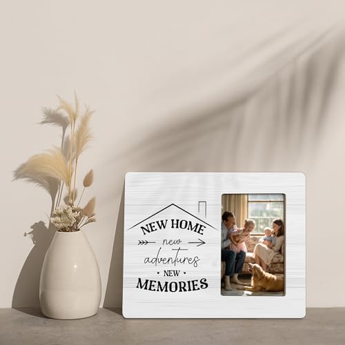 Housewarming Gifts New Home Picture Frame, First Time House Owner Gift, New Apartment Décor Frames Fits 4x6 Photo - color: Green