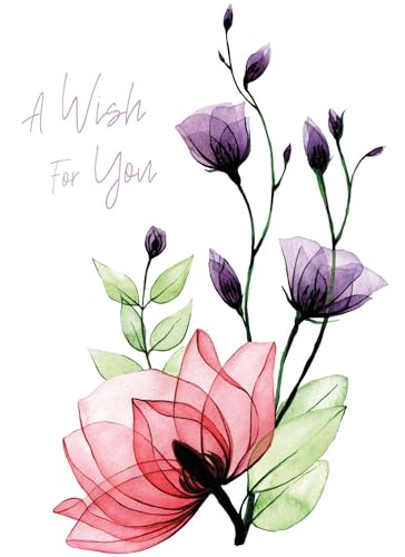 Beautiful Floral Birthday Cards KJV, 12 Count