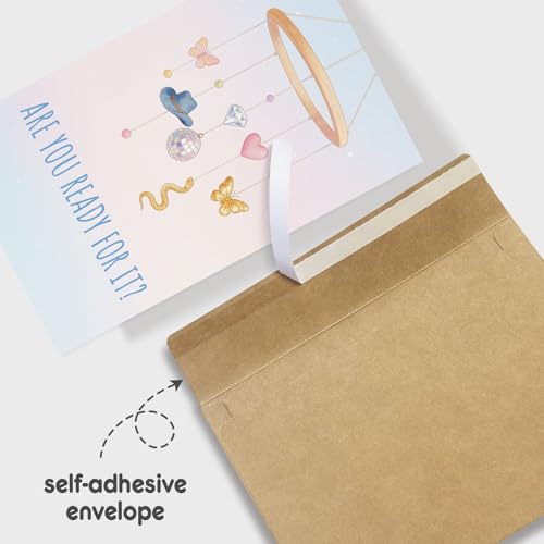 Baby Shower Card for New Parents, New Baby Congratulations Card for New Dad Mom, Pregnancy Congrats Cards Gift, Are You Ready For It - color: Baby Shower