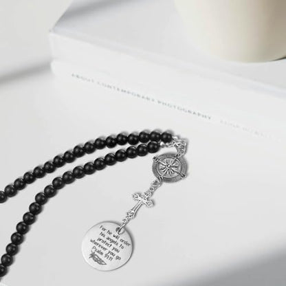 Cross Car Charm, Rear View Mirror Hanger Decor, He Will Order His Angels to Protect You Wherever You Will Go, Religious Gifts for Women, Easter Gift, Christian Gift, Decor Car Charm