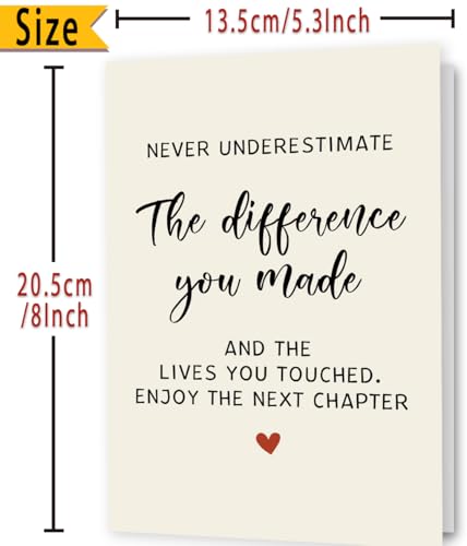 FANCYLUCKY Funny Retirement Card Gifts for Women Men - style: FY-381