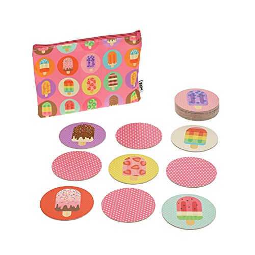 Matching Game Ice Pops v2 - color: Animals + Babies