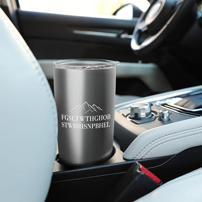 FGSLTWTHGHOBSTWBIHSNPBHEL Christian Bible Verse Acrostic Stainless Steel Insulated Tumbler - color: Brushed Steel