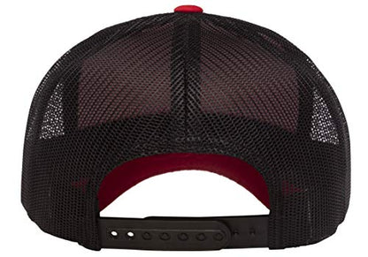Yupoong Yp Classics Retro Trucker Cap - color: Red/Black, size: One Size, style: Single