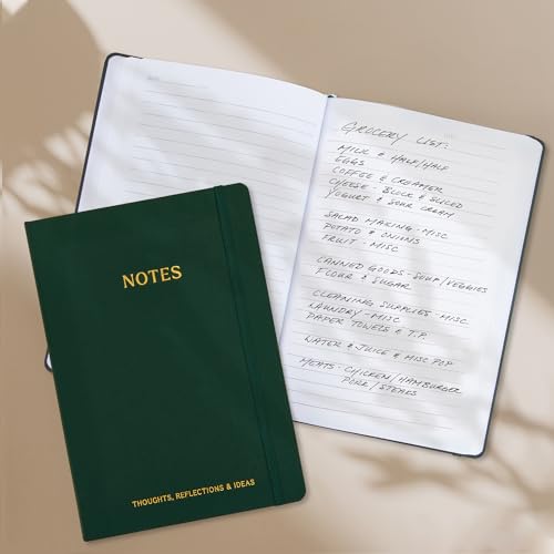 Aesthetic Thick Notebook Journal for Women 7" x 10" - Linen Hardcover