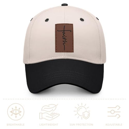 Christian Hats for Men Women Religious Gifts - color: Faith- Beige