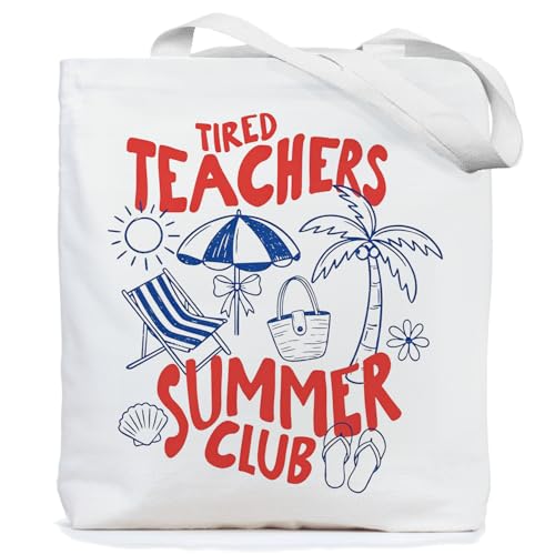 Chicimln Teacher Appreciation Gifts Tote Bag, Kindergarten Preschool Teacher Gifts Canvas Tote Bags - color: Teacher Gift 06