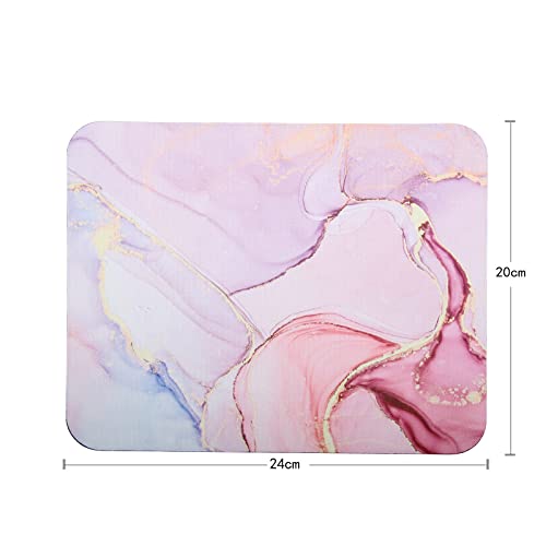 Small Mouse Pad Mouse Mat for Desk Laptop Computer(Marble 9) - color: Marble 9
