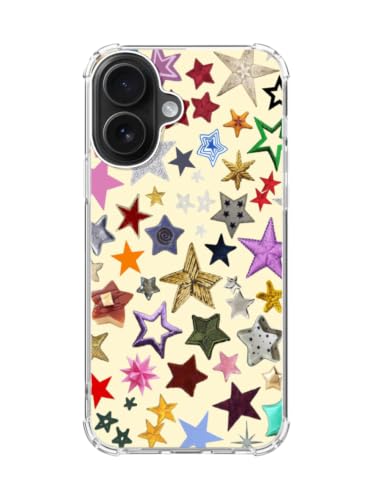 Cute Star Elements Cover for iPhone 17, Color Star Phone Case, TPU Bumper Phone Case Cover - color: Star Elements