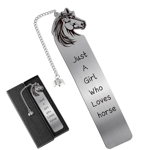 Horse Bookmark Gifts for Women - Funny Just A Girl Who Loves - style: Horse