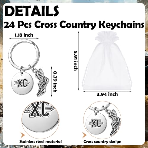 Huquary 18 /24set Cross Country Themed Gift for Runner XC Gift - style: Cross Country