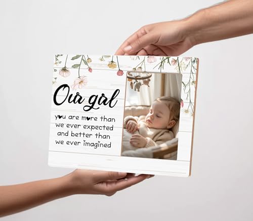NewBorn Baby Girls Picture Frame - color: our girl