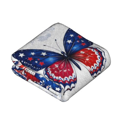 jerkboo American Butterfly Throw Blanket Gift 40"x50" - color: American Butterfly, size: 50"x40"