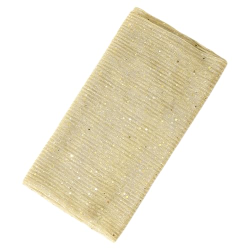 GERINLY Fashion Scarves for Women Lightweight Lace Printed Scarf Shawl Wrap - color: Gold