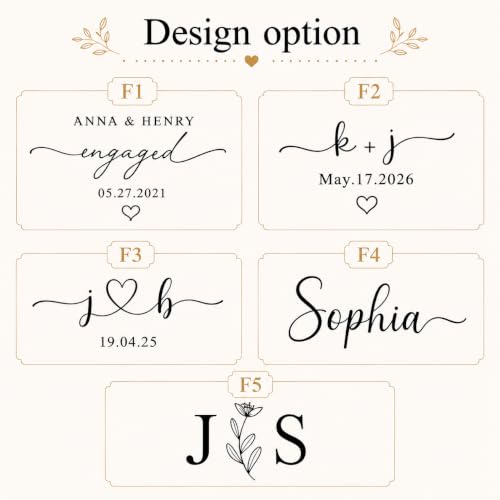 Personalized Jewelry Dish with Initials & Date, Custom Ring Dish for Engagement Rings, Bridesmaid Gifts, Bridal Shower Wedding Gift for Bride, Birthday Graduation Gift for Her Mom - color: Engagement Ring Dish