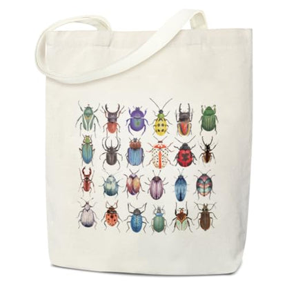 Doreen's Boutique Aesthetic Canvas Handbag Tote Bag - style: Insect