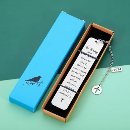 Christmas Gifts for Women 2024 Graduation Gifts for Boys Girls Birthday Stocking Stuffers Bookmark for Men Christian Bible Verse Gifts for Reading Lover Retirement Gifts for Coworker