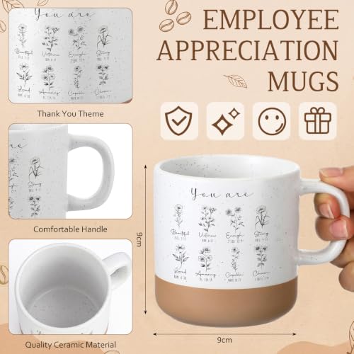 6 Sets Christian Gifts Sets Bulk Bible Verse Mug with Boxes Inspirational Scripture Ballpoint Pen Gift Card Tag Twine Ceramic Religious Coffee Cup Set for Pastor Church Women - style: Christian