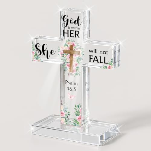 PVOPVO Cross Christian Gifts for Women - color: god2
