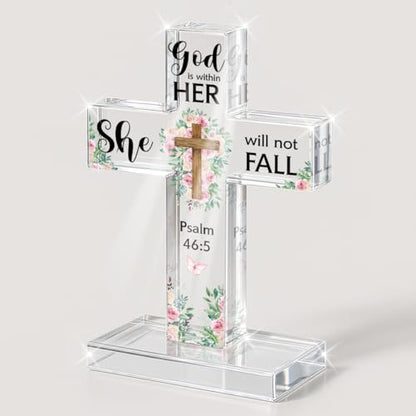 PVOPVO Cross Christian Gifts for Women - color: god2