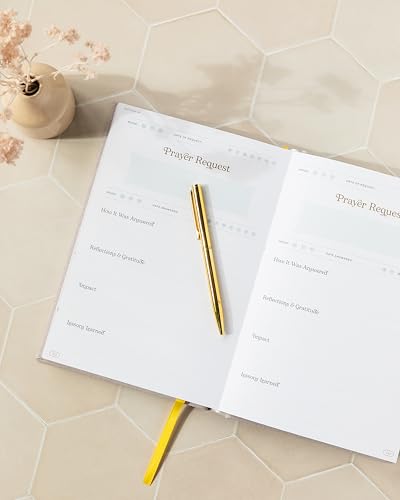 Prayer Journal for Woman – 90-Day Guided Devotional with Daily Prayer, Reflection & Spiritual Growth | Christian Journal with Prompts for Purpose & Faith