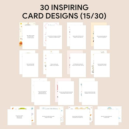 Decorably 120 Pack Inspirational 4x6in Christian Greeting Cards