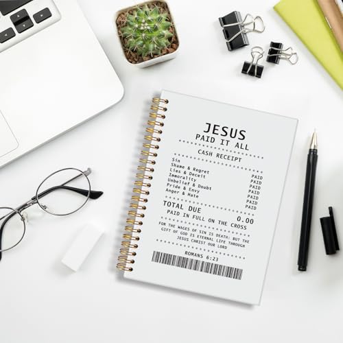 Christian Notebook,Church Notes Journal,Jesus Notebook - color: Jesus