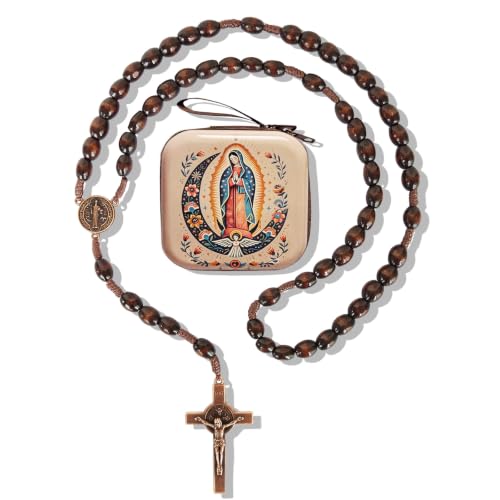 Catholic Rosary Beads, Rosarios Cross Pendant Decorative Prayer Box - color: Style-6