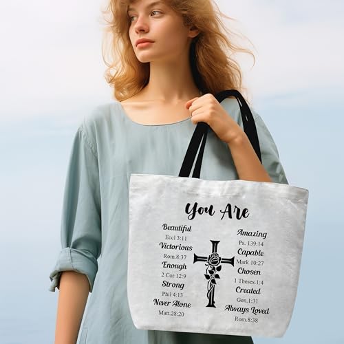 Christian Canvas Tote Bags - color: You Are Christian