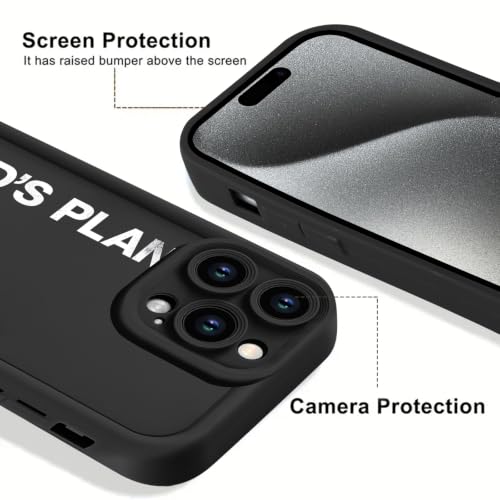God's Plan Isaiah 60:22 Bible Verse Jesus Cross Christian Phone Case for iPhone 17e/iPhone 16e Case Shockproof Soft Protective for Women Men Cover Funda for iPhone 17e/iPhone 16e 6.1 Inch - color: Black
