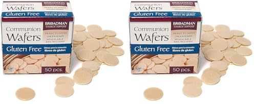 Broadman Communion Wafer, Gluten Free, 50 Count (Pack of 2) - size: 0.32 Ounce (Pack of 2)