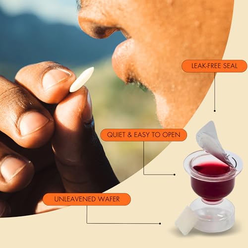 Miracle Meal Gluten Free Chalice Communion Cups & Wafer Set, Box 100ct