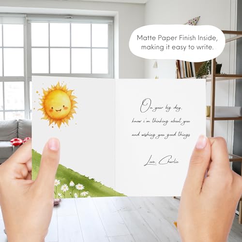 Baptism Card Religious Christian Bible Quote, Christening, First Communion, Confirmation, or Wedding Card | Prayer & Inspirational Card, Blank Inside, Thoughtful Gift by Aly Lou (The Lord Bless You & Keep You ... Numbers 6:24-25) - color: The Lord Bless Y