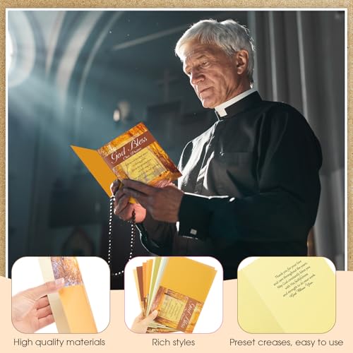 AmazingSpark 24 Pack Pastor Appreciation Cards with Envelopes, Rustic - style: Rustic