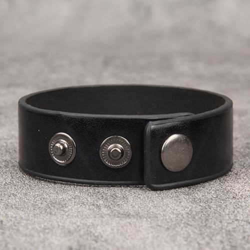 GelConnie Leather Cuff Bracelet Punk Braided Bracelets Rock Leather Wristbands Faux Mens Leather Bracelet Gothic Viking Bangle Adjustable Wrap Bracelet for Women,Men - color: Love Engraved Leather Bracelet