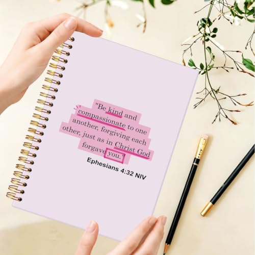 Christian Spiral Notebook for Women,Ephesians 4:32 NIV Bible Journal - color: Bible-Ephesians 4:32 NIV