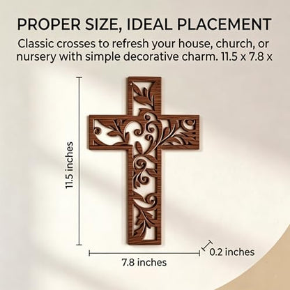 satoaols Classic Wooden Cross