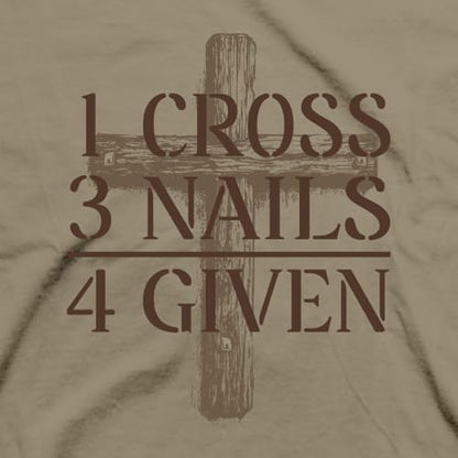 Kerusso Unisex Christian Crewneck Short Sleeve Graphic T-Shirt Cotton Cross Blueprint - size: XX-Large