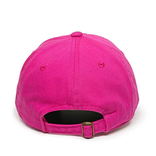 Praying Hands with Cross Baseball Cap Embroidered Cotton Adjustable Dad Hat - color: Fuscha