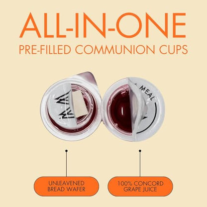 Miracle Meal Prefilled Communion Plus Cups & Wafer Set, Box of 100 - size: 100 count