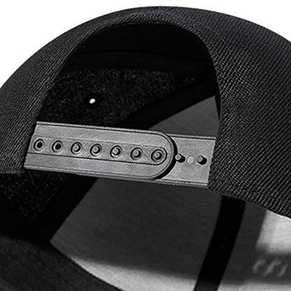 Skull Flat Bill Hats for Men Women Adjustable Dad Trucker Hat Skeleton Snap Backpack Hats for Hip-hop Running Cycling - color: Dead Head