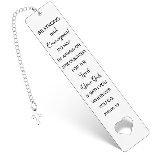 Inspirational Christian Gifts for Women Men Bible Verse Book Marker Christian Bookmarks for Book Lovers Easter Basket Stuffers First Communion Baptism Affirmations Gifts for Friends Coworkers - color: Religious Fund 5