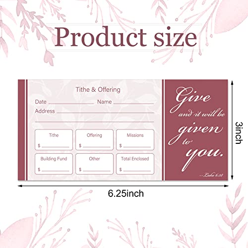 Eaasty 200 Pcs Church Offering Envelopes Bill Size Donation,Simple Style - style: Simple Style