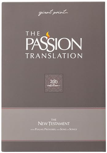 The Passion Translation New Testament (2020 Edition) Giant Print Plum: With Psalms, Proverbs, and Song of Songs – A Modern, Easy-to-Read Bible