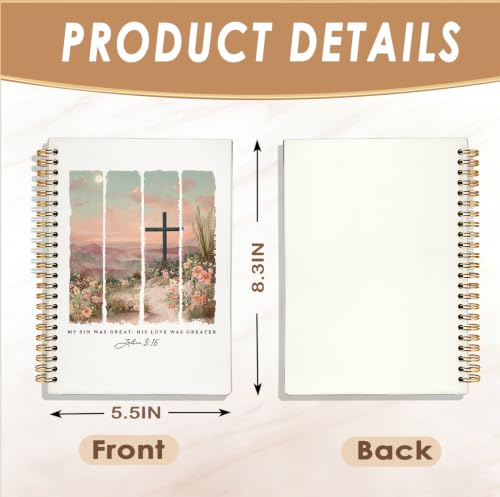 Bible Journal for Women, Christian Gifts for Women - color: Bible Journal for Women-white