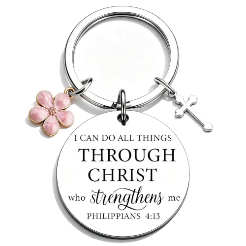 Christian Gifts for Women Bible Verse Cross Keychains for Women